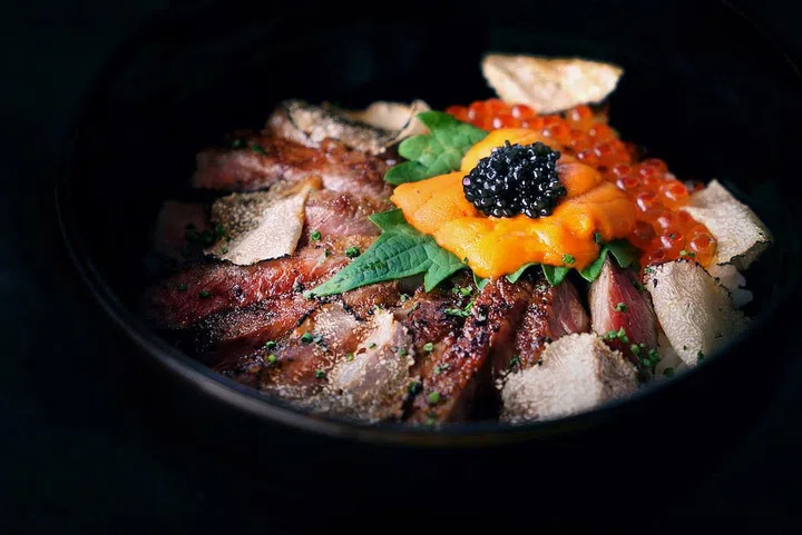 High Roller Wagyu Don. Photo: Kinki Restaurant + Bar