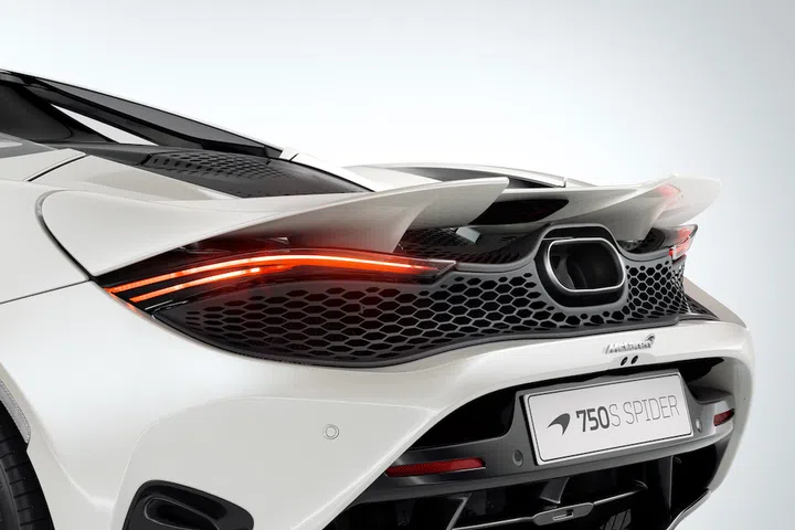 The 720S features a single, central exhaust pipe through which her soundtrack, tweaked to create a greater crescendo at high engine speeds, is channelled. (Photo: McLaren)