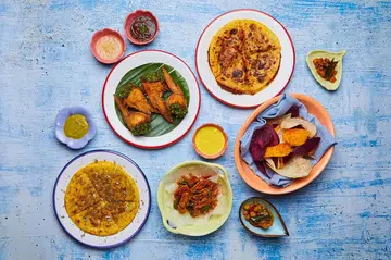 ms maria mr singh gaggan anand restaurant Food Group Shot II