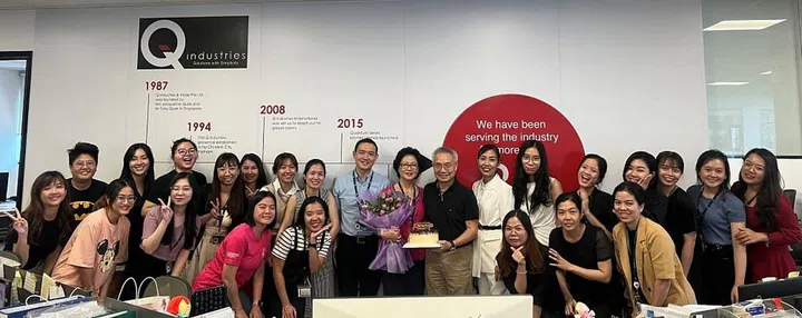 Celebrating the birthday of Q Industries’ co-founder, Jacqueline Quek (Quek’s mother) in Vietnam. (Photo: Quek Kwan Yi)