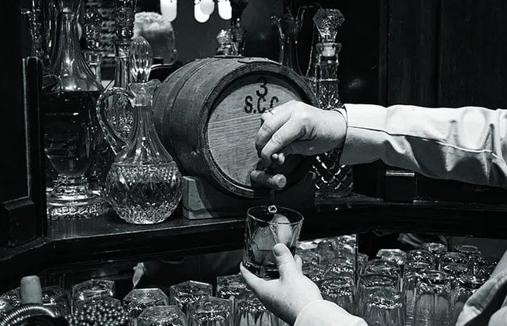 <strong>TASTE OF THE DAY</strong> Smith & Wollensky in New York City serves Manhattans straight from the barrel.