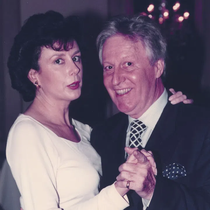 Gerald and Evelyne Genta at an exhibition at the Raffles Hotel Singapore in 1993. (Photo: The Hour Glass)