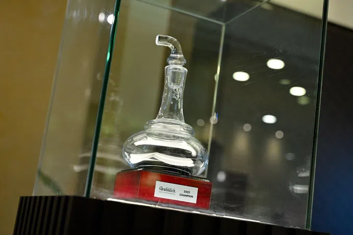 The winner’s trophy (Photo: Glenfiddich)