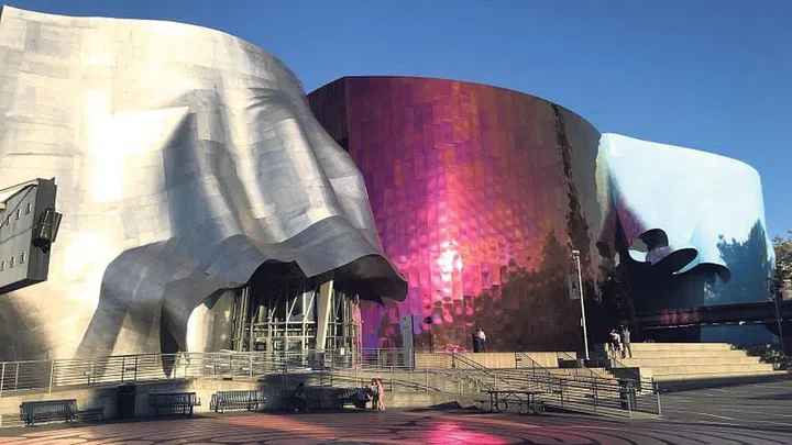The Pop Culture Museum designed by Frank Gehry