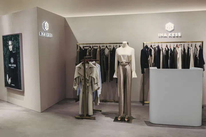 Swiss quiet luxury fashion label INA KESS arrives in Singapore with a boutique in Takashimaya department store on Orchard Road