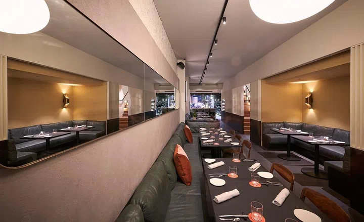 The interior of Basque kitchen.