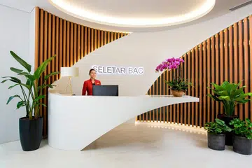 The entrance of Seletar Business Aviation Centre