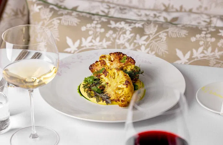 The Cauliflower course at all-day diner Saison. (Photo: Justin de Souza)