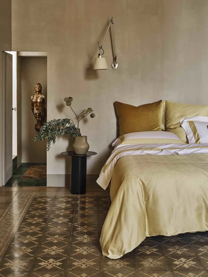 Cheery citrine sheets from the Spring/Summer 2020 collection. Photo: Frette