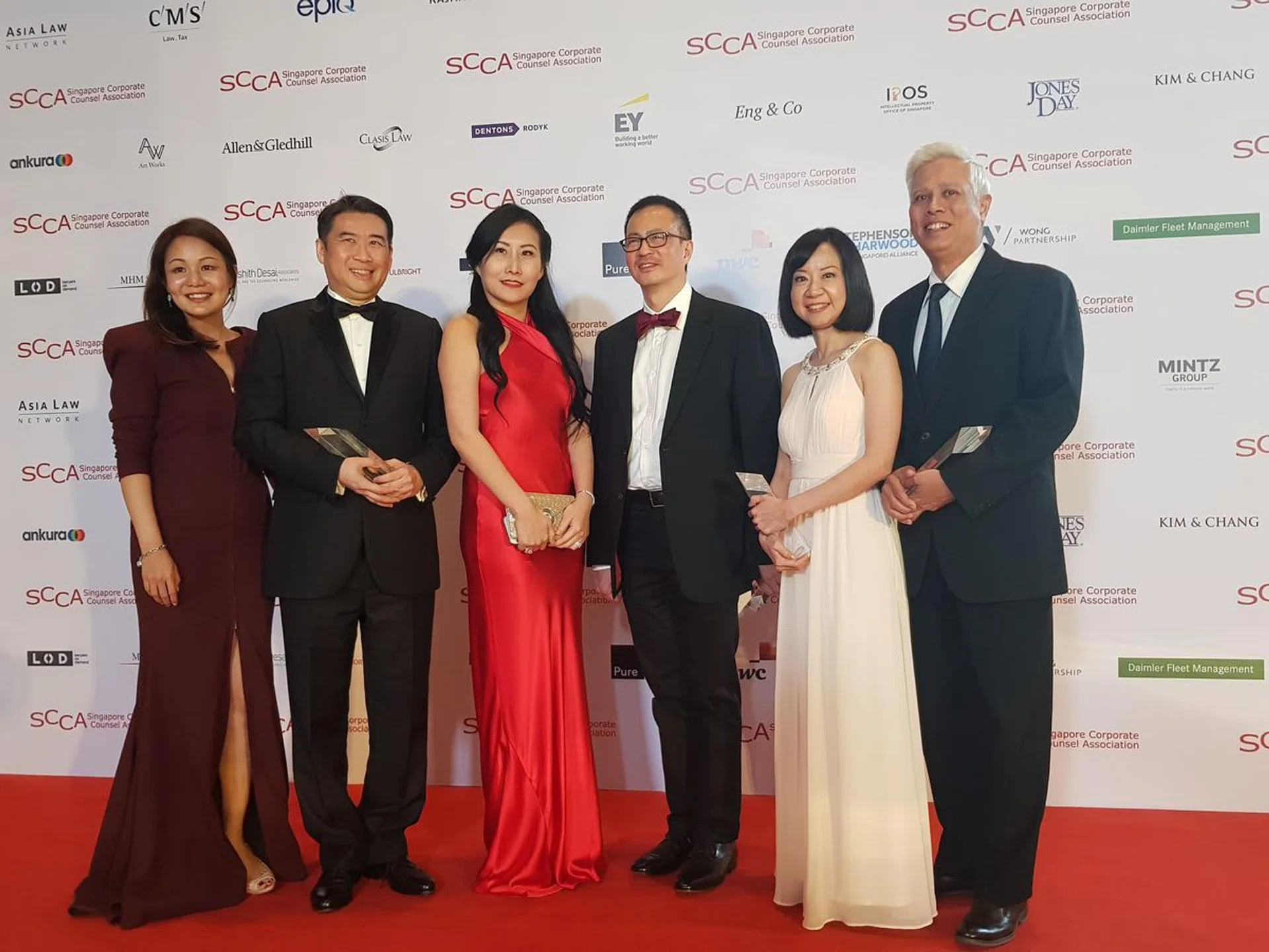 Gladys Chun( Past Year Recipient of CLA), Low Sai Choy ( 2018 Recipient ), Loretta Yuen( Past Year Recipient), Edmund Chan( 2018 Recipient), Joyce Sia (2018 Recipient), Martin Marini (2018 Recipient)