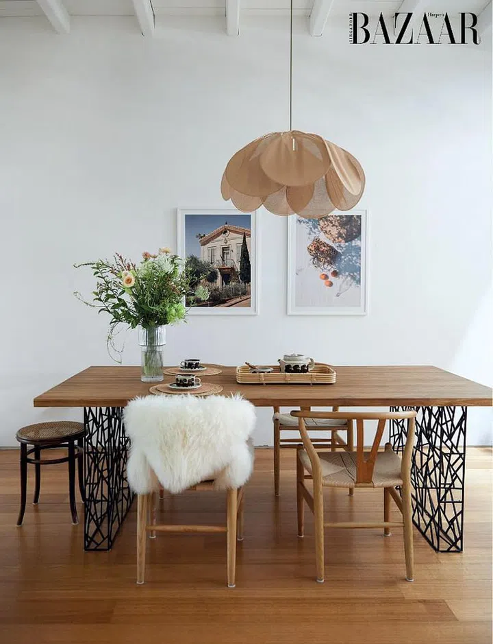 The dining room.