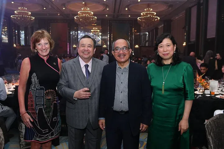 H.E. Margriet Vonno, Jeremy Monteiro, H.E. Suryo Pratomo, Michelle Liem