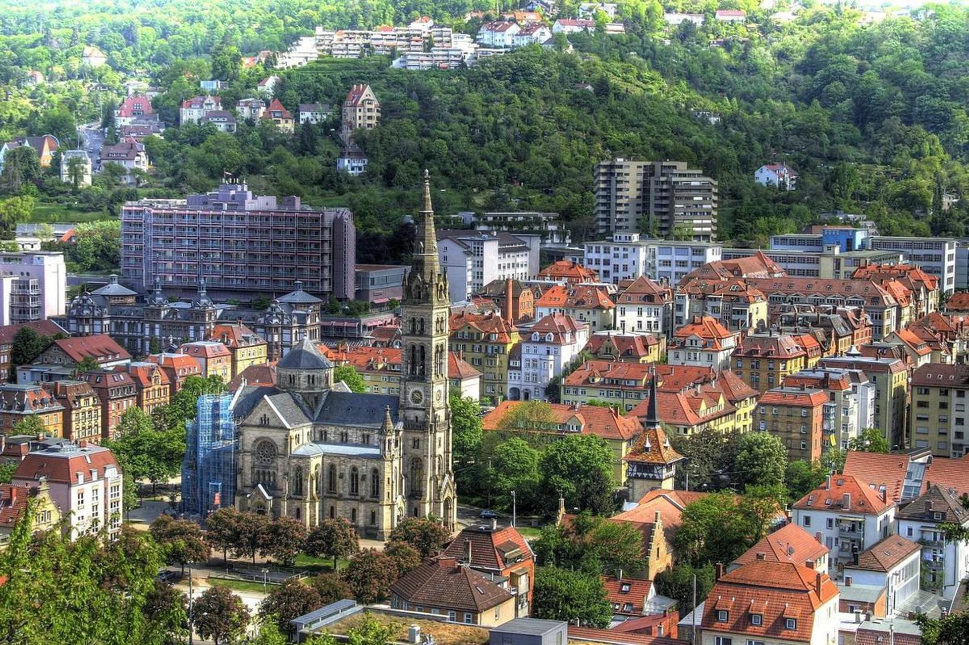 Stuttgart cityscape Photo: Freeimages.com/shixxor