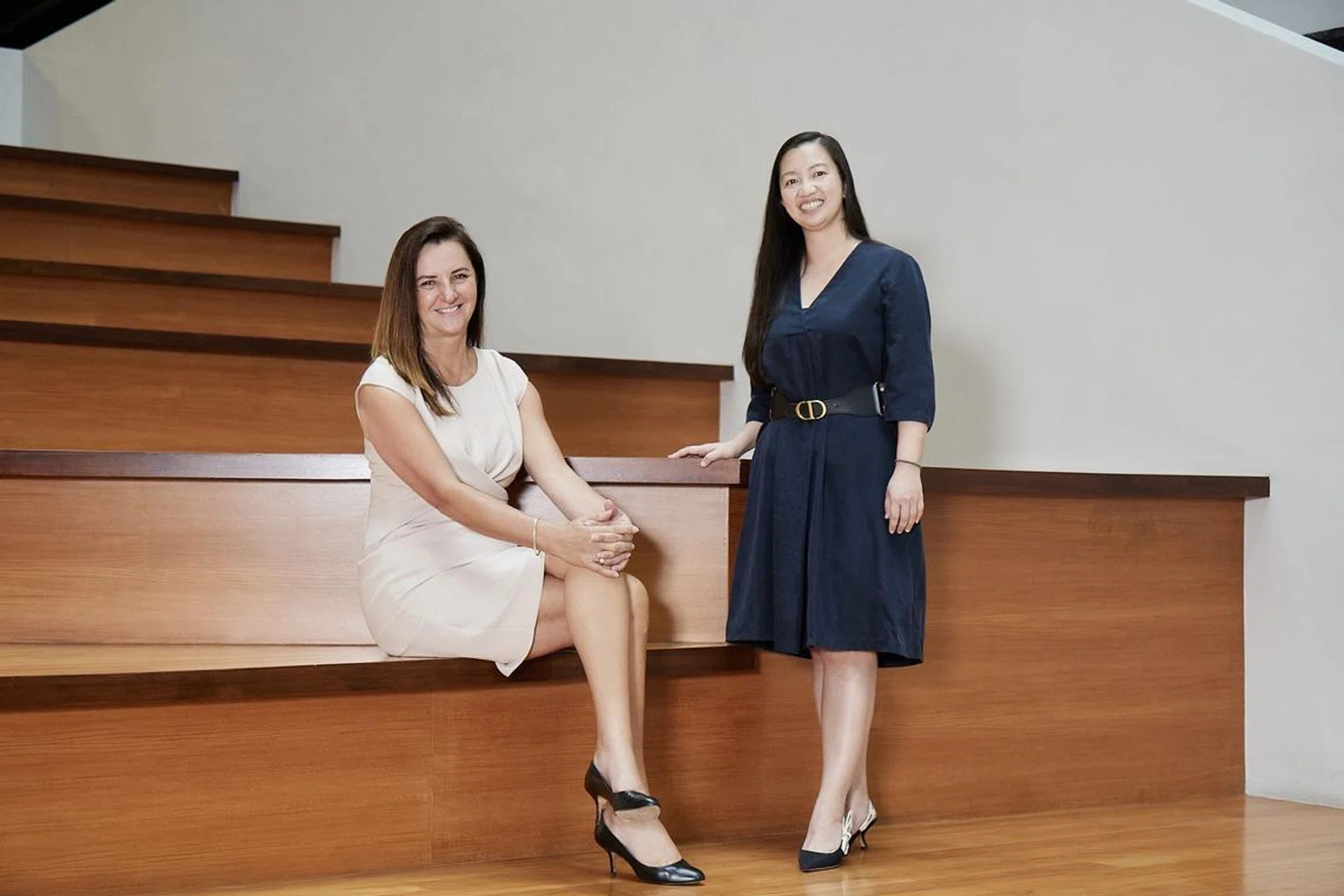 Caroline Clarke, CEO Philips, Dr Felicia Tan, FeM Surgery