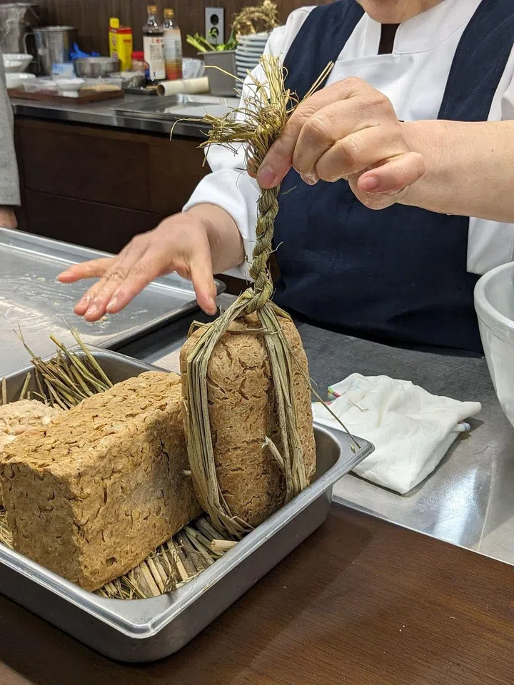 Meju blocks made of fermented soybean. (Photo: Kenneth SZ Goh)
