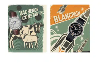 luxury watch spread