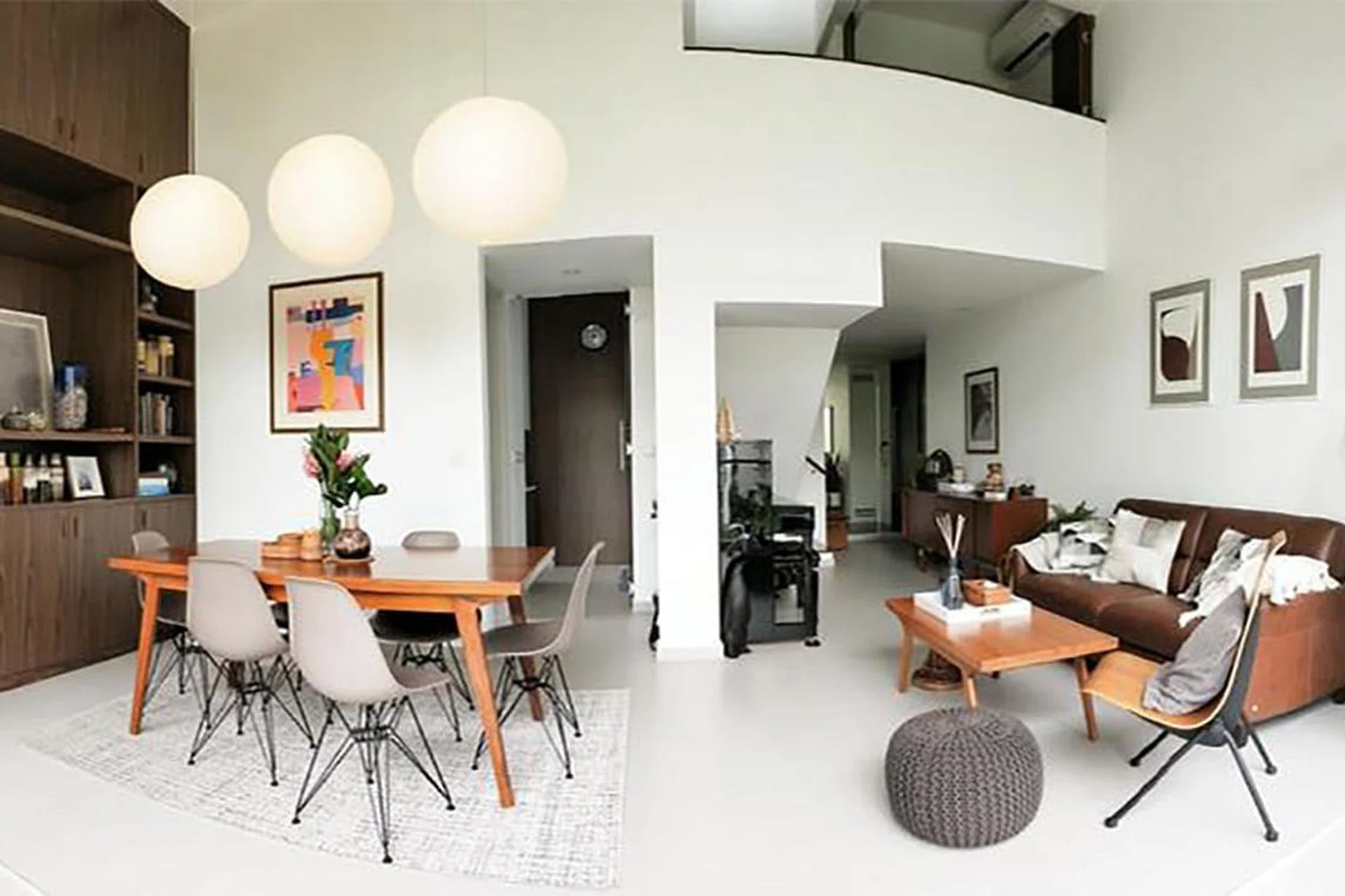 Midcentury modern inspired condo