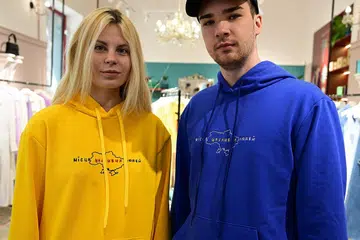 War-themed fashion is hit with patriotic Ukrainians