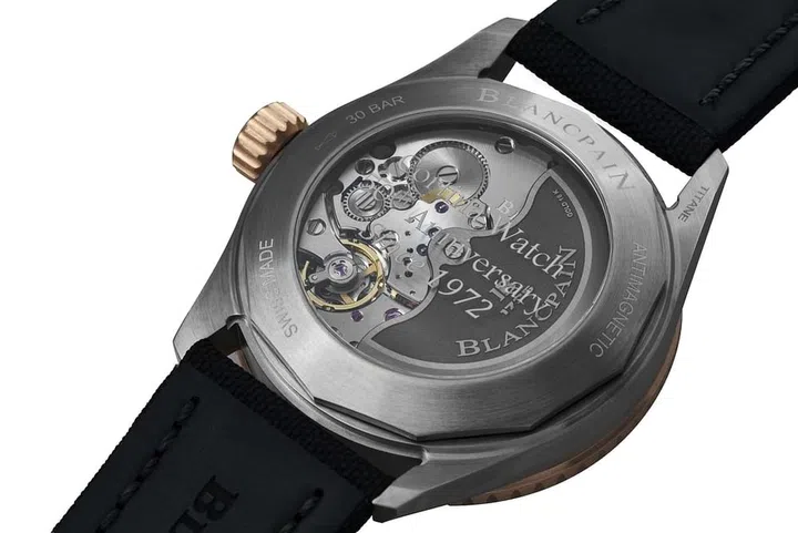 Blancpain Cortina Fifty Fathoms Bathyscaphe movement 1315