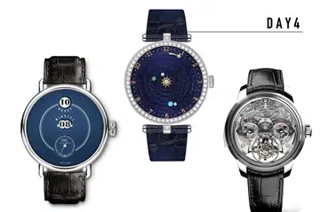 parmigiani, IWC, van cleef & arpels, girard-perregaux