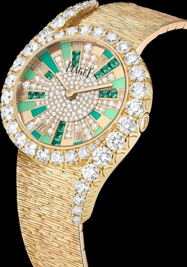 Piaget Limelight Gala Marquetery Edition watch with Palace Decor gold strap (Photo: Piaget) 