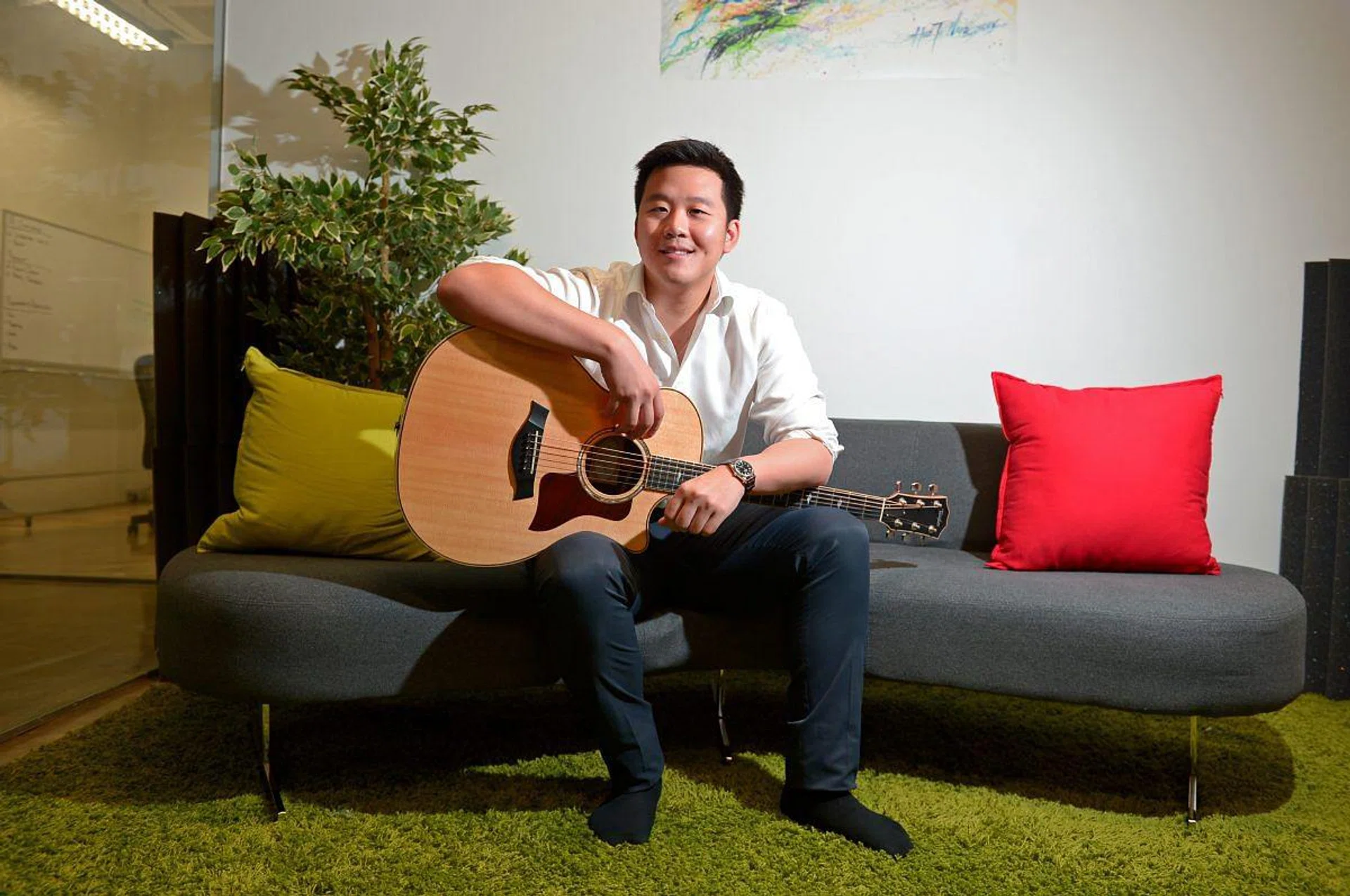 Kuok Meng Ru, managing director of Swee Lee Music is behind BandLab, a cloud-based free music app. PHOTO: SPH / Marcus Tan