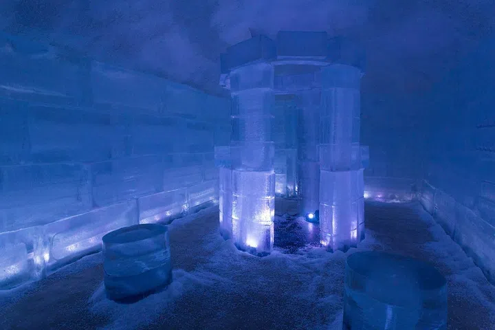 The ice room.