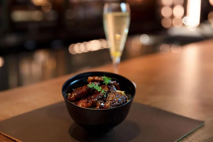 WG Grilled Wagyu Beef set on Rice. Photo: Marina Bay Sands