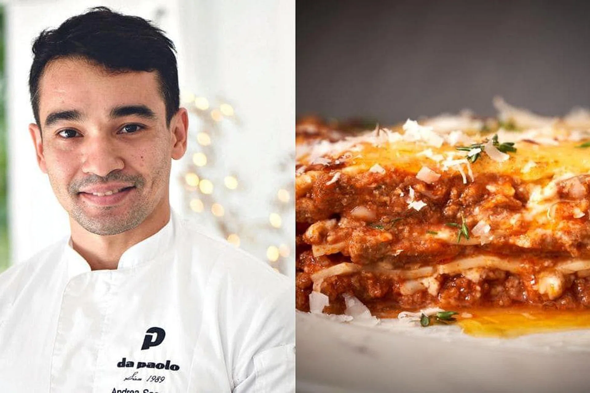Andrea Scarpa, Group Executive Chef, Da Paolo Group Lasagna