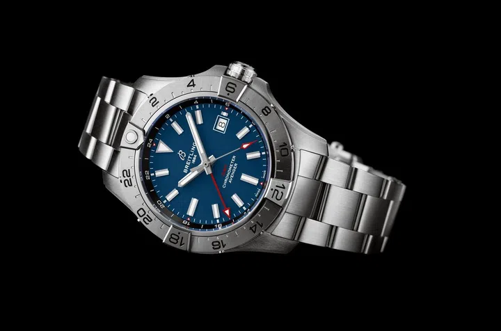 Avenger Automatic GMT 44 watch in steel. (Photo: Breitling)