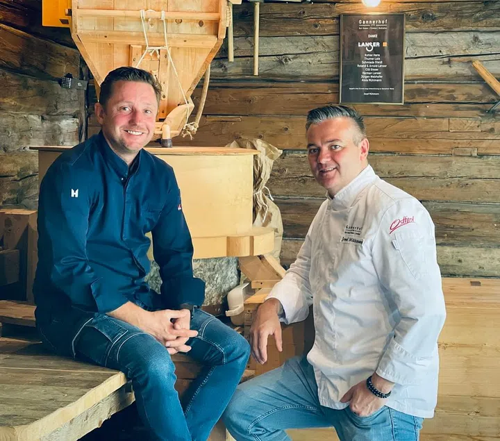 Chefs Armin Leitgeb and Josef Mühlmann (Photo: Andaz Singapore)