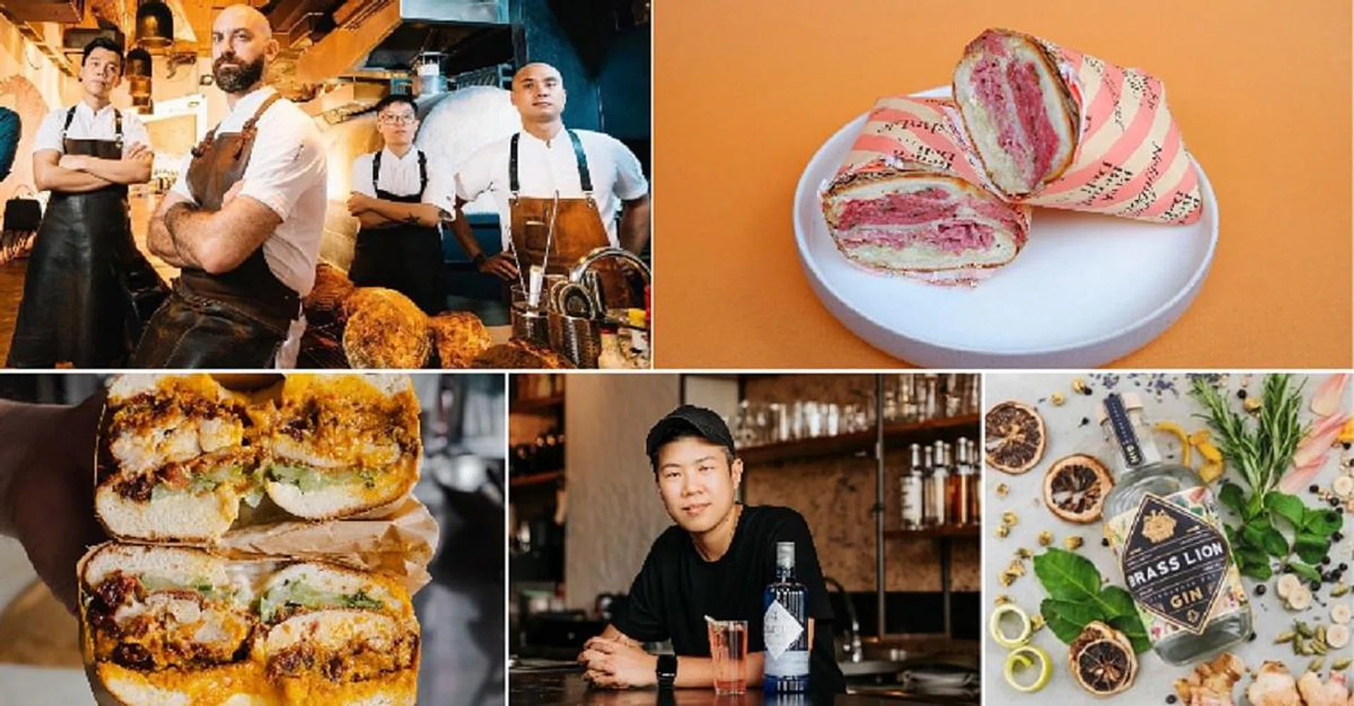 Singapore Food Festival 2022 Burnt Ends Two Men Bagel House Brass Lion Distillery Gin