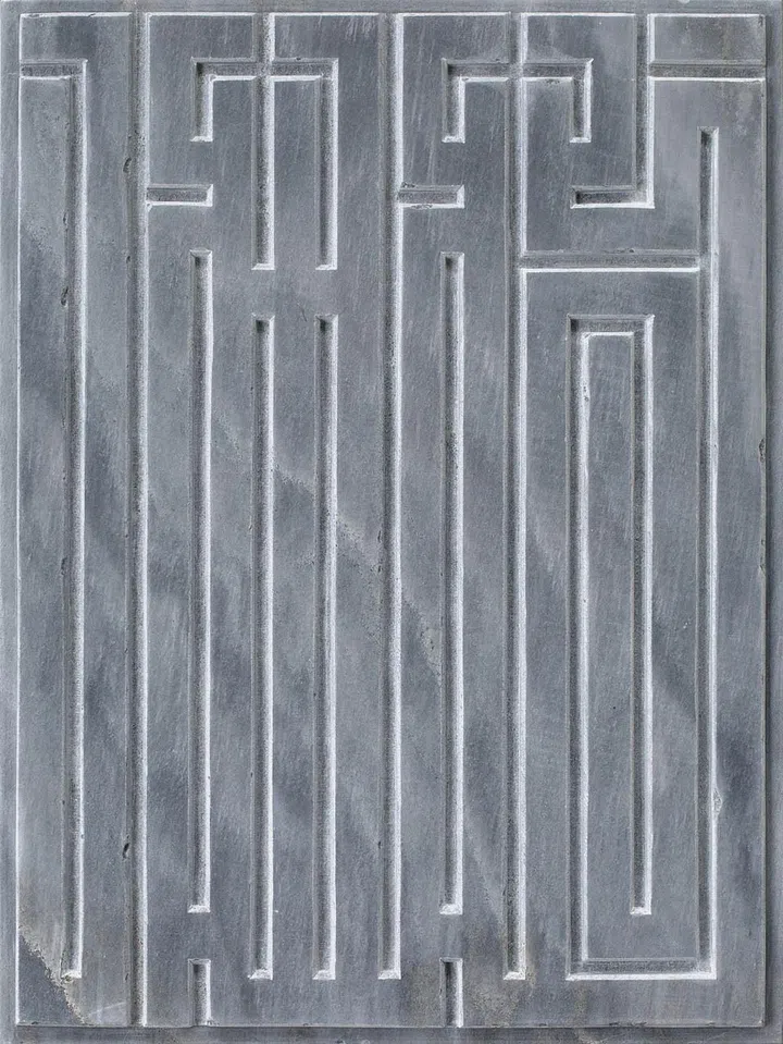 L’Atlas, Eternal Signs, 2018, marble, displayed at Musée en Herbe museum in Paris in 2019 – 2020. (Photo: L’Atlas)