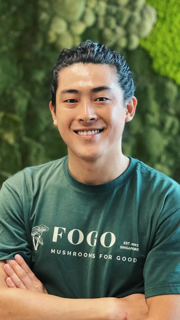 Fogo fungi entrepreneur Ryan Ong