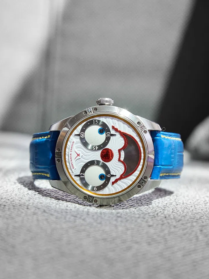 “Fun” — Konstantin Chaykin Clown II Audacity in steel. (Photo: Athirah Annissa)