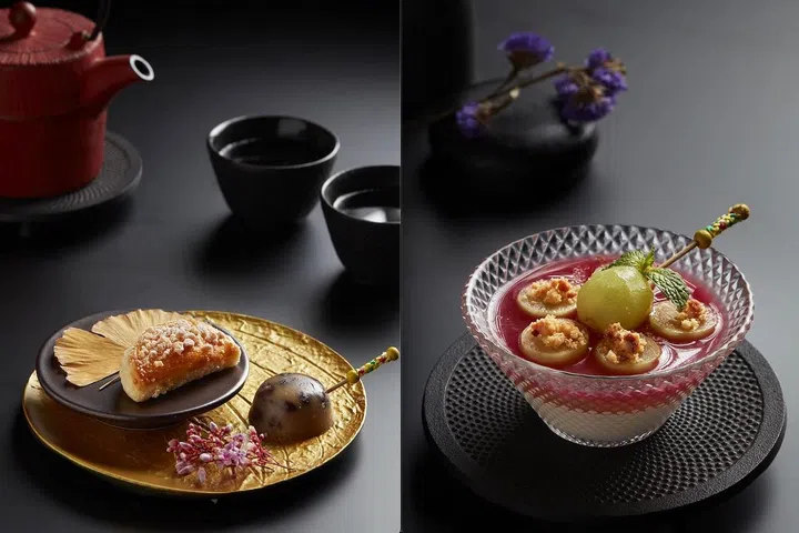 Completing the eight-course meal are two delightful desserts, both of which are inspired by Hong Kong sweet classics. (Photos: Taste Paradise)