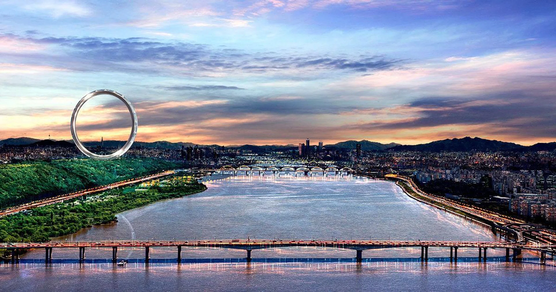 Seoul will be home to the world’s largest spokeless Ferris wheel in 2027
