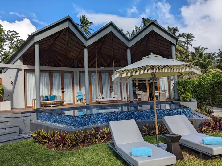 The one-bedroom Hawksbill pool villa. (Photo: Kenneth SZ Goh) 