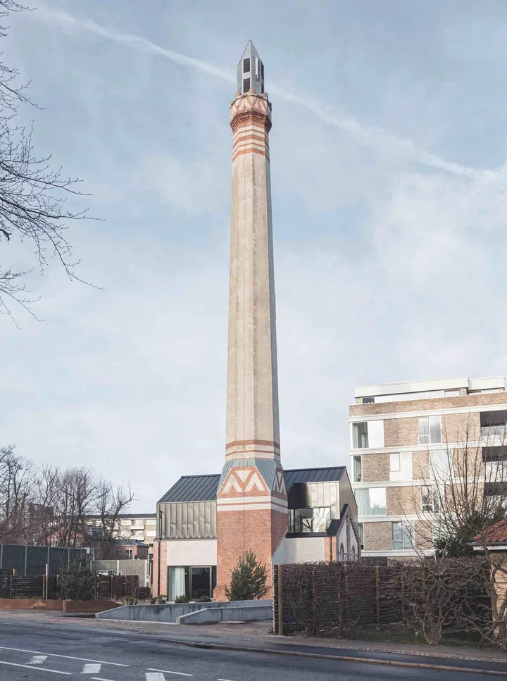 In Copenhagen, Vipp Chimney House was originally a water pumping station.