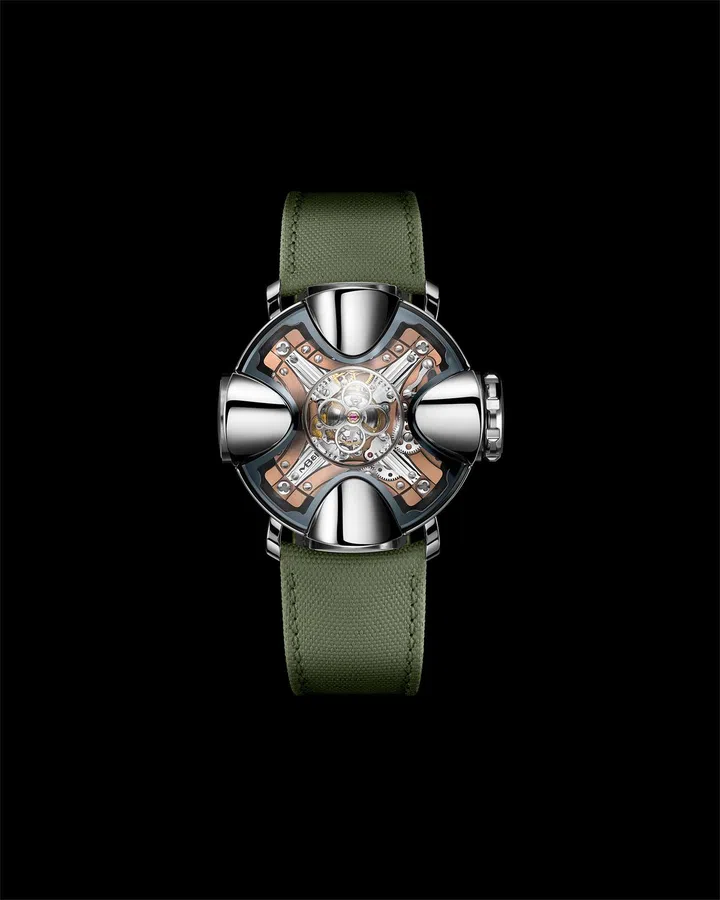 MB&F HM11 Architect with red gold dial plate. (Photo: MB&F)