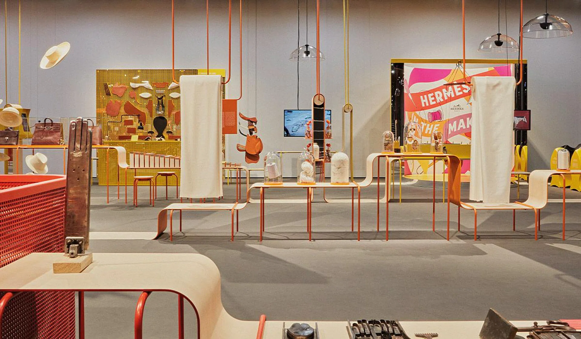 Hermès In The Making exhibition at the Marina Bay Sands Event Plaza