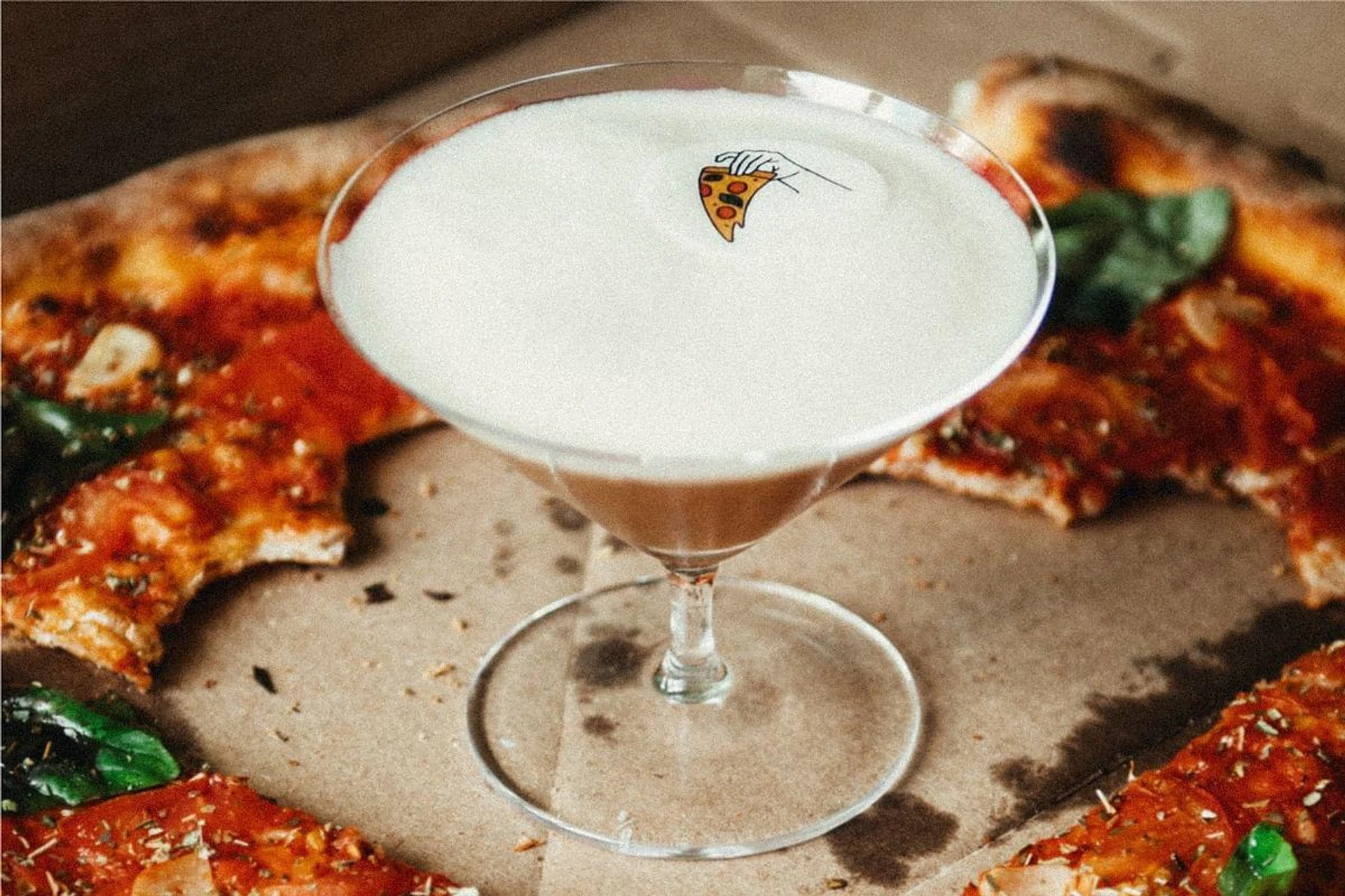 Cold Pizza cocktail. (Photo: Double Chicken Please)
