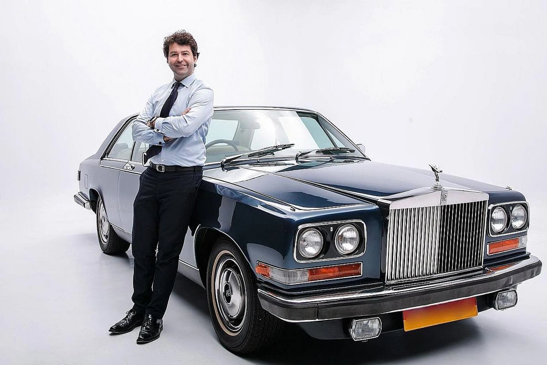 Patrick Saurini and his 1975 Rolls-Royce Carmague. PHOTO: MECCANICO STUDIO

credit  Meccanico Studio.##########1##########Meccanico Studio.