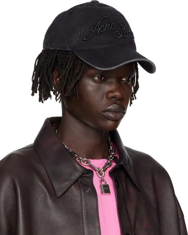 Acne Studios Black Logo Cap | best gifts for men