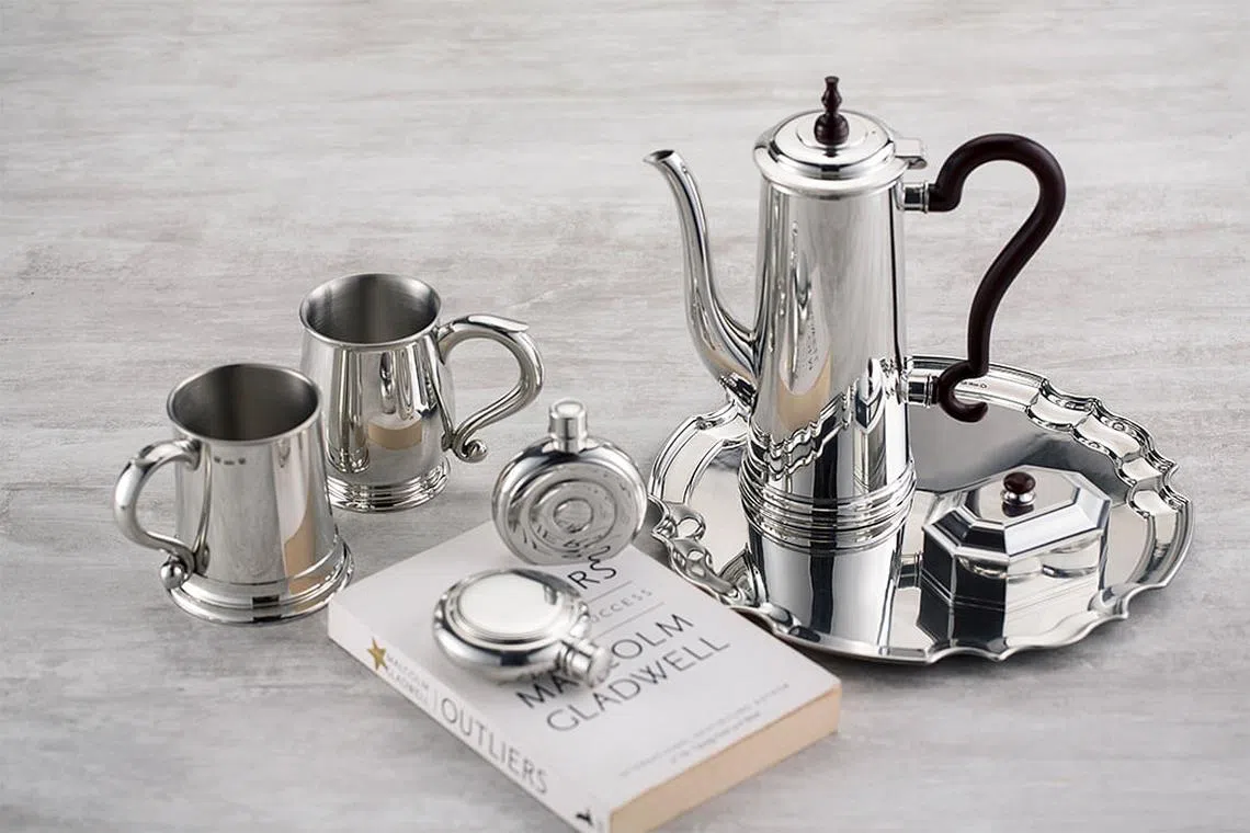 お値下げしますSelangor ティーセット Pewter