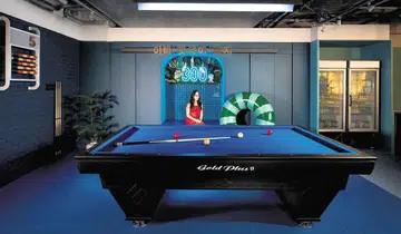 Pool bar with swimming pool concept