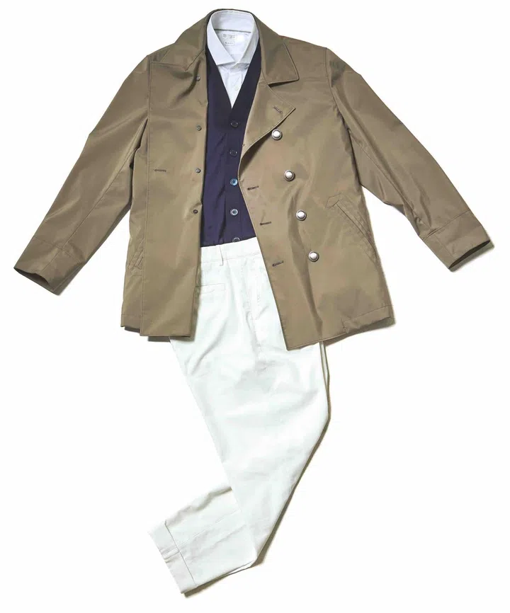 Azmul Haque picked this Brunello Cucinelli ensemble for the shoot.