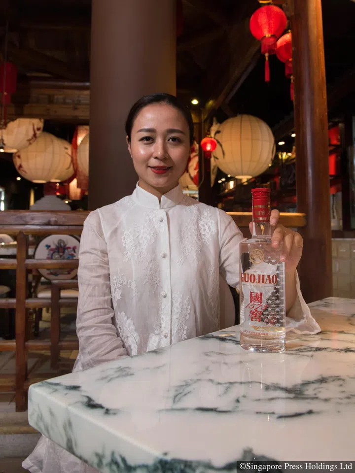 Baijiu master taster Xu Huan from the China Baijiu Company.