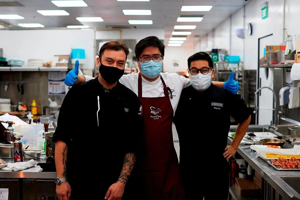 Chef Russell Misso, Chef John Sawarto & Chef Ming Tan