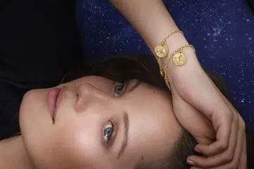 Van Cleef & Arpels Zodiaque yellow gold bracelets